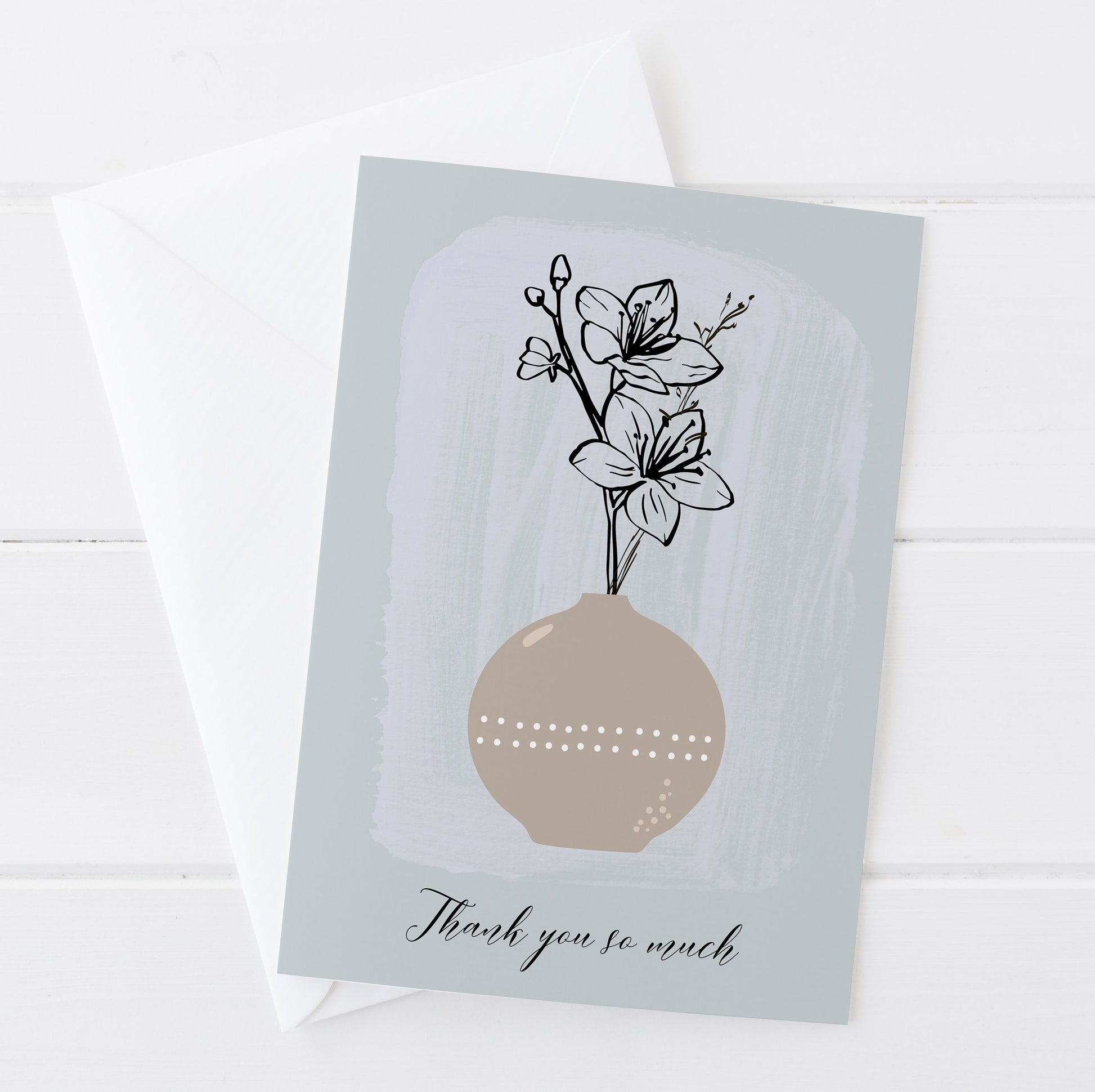 Thank You So Much Friendship Greeting Card | Natalie Ryan Design