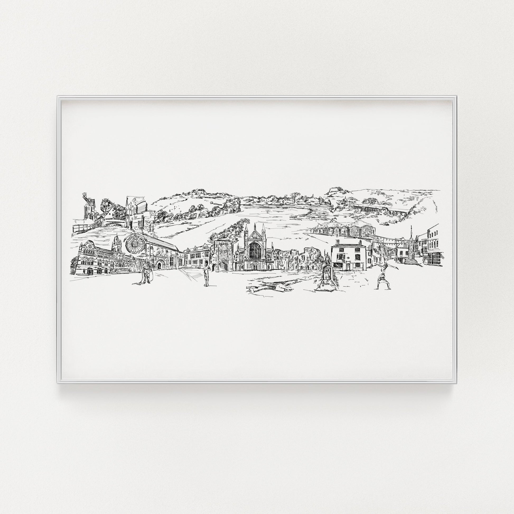Winchester Skyline Print A3 | Natalie Ryan Design