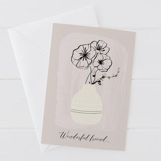 Wonderful Friend Greeting Card | Natalie Ryan Design