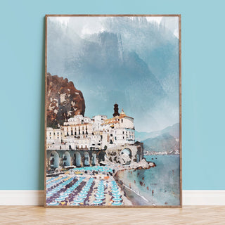 Italy, Amalfi Coast Travel Print
