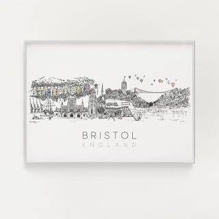 Bristol Skyline Art Print A2 | Natalie Ryan Design