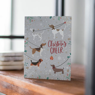 Dog themed Christmas Card | Natalie Ryan Design