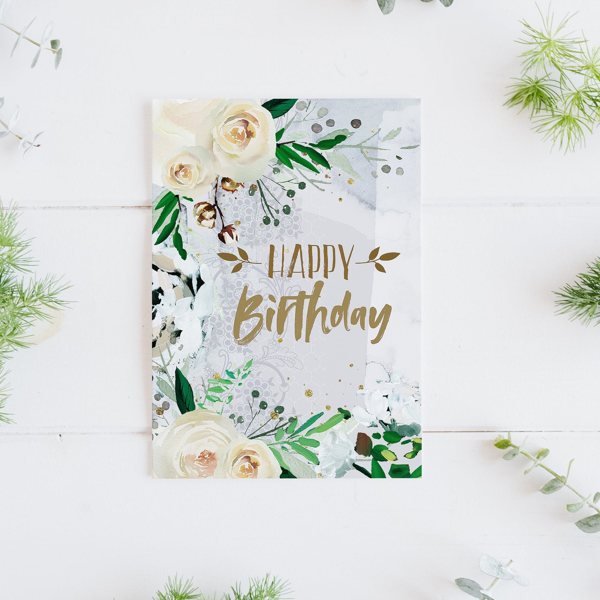 Happy Birthday flower Birthday Card | Natalie Ryan Design