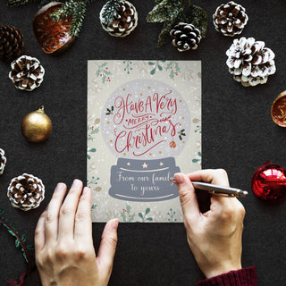 From our family to yours Christmas Card | Natalie Ryan Design