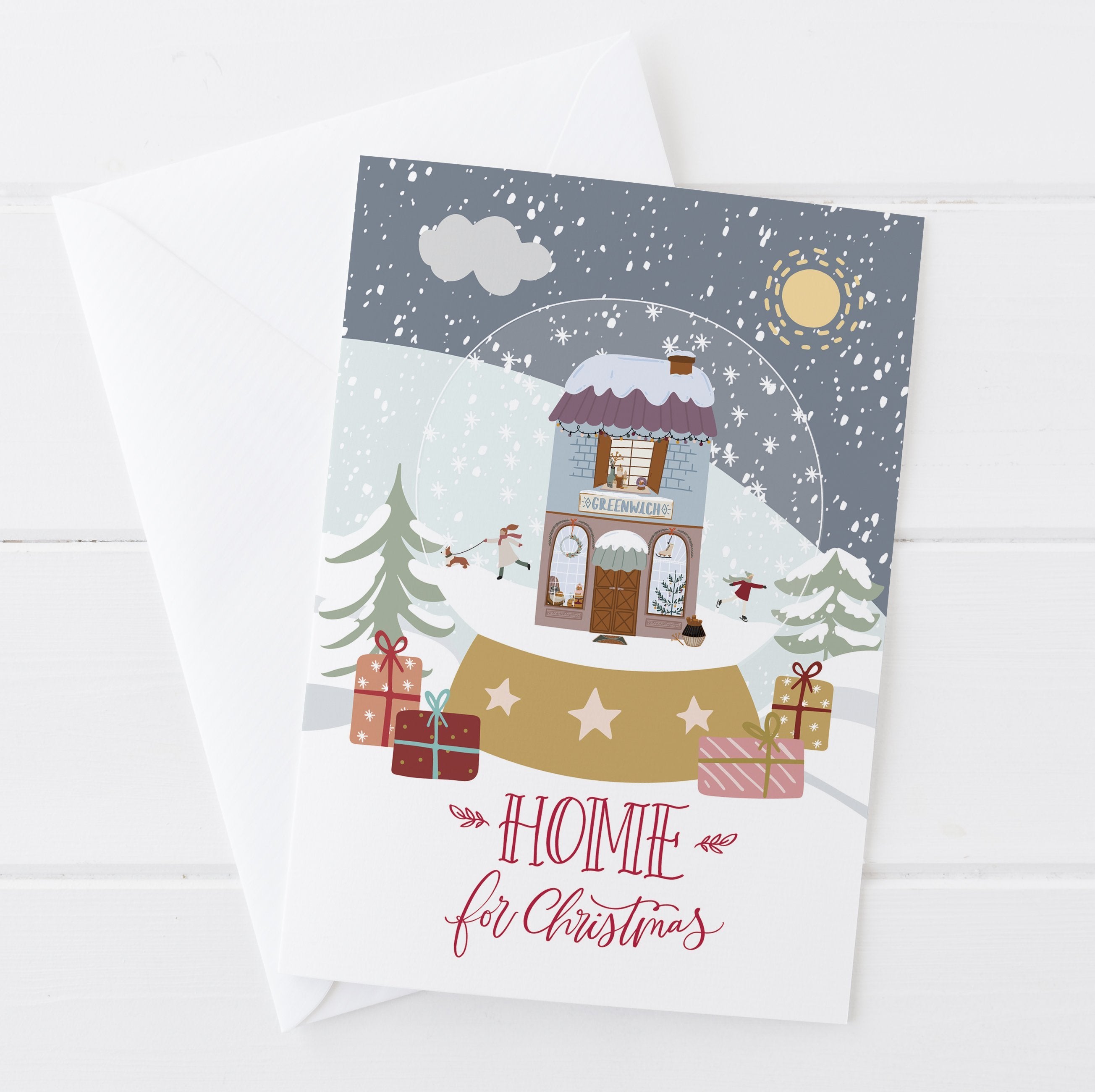 Home for Christmas Card | Natalie Ryan Design