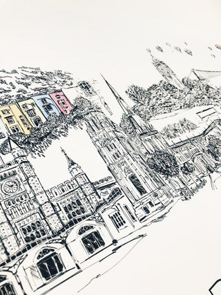 Bristol Skyline Art Print