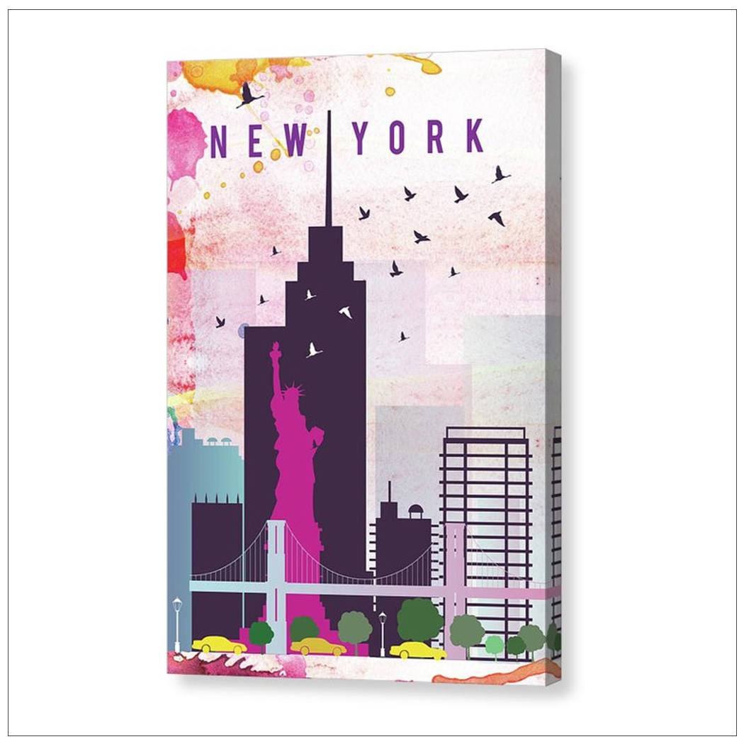 New York Travel Poster A3 | Natalie Ryan Design
