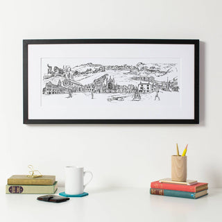 Winchester Skyline Cityscape Art Print