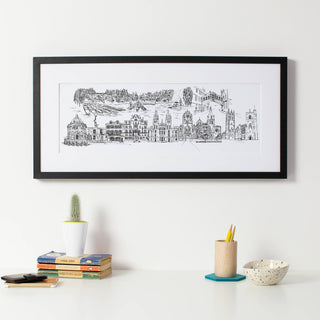 Natalie Ryan Designs Oxford Skyline Art Print