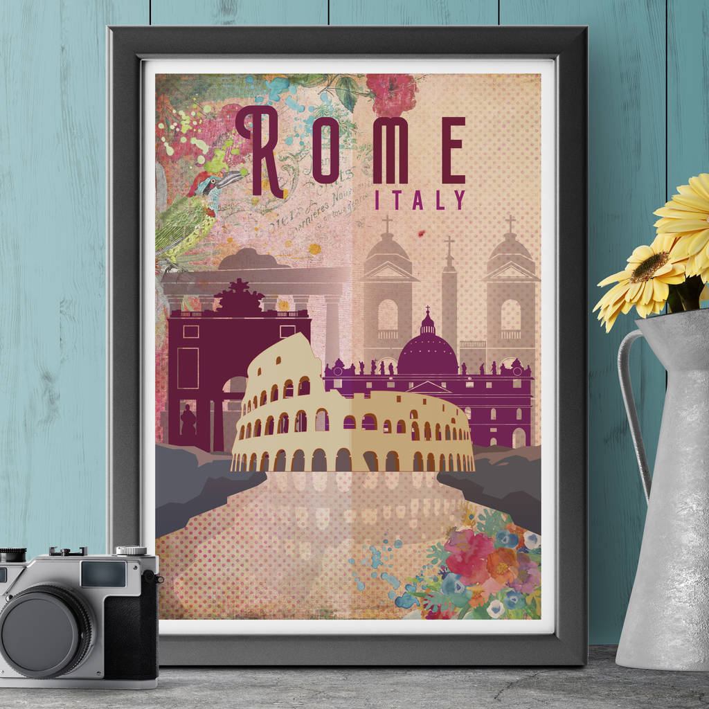 Rome, Italy Travel Art Print