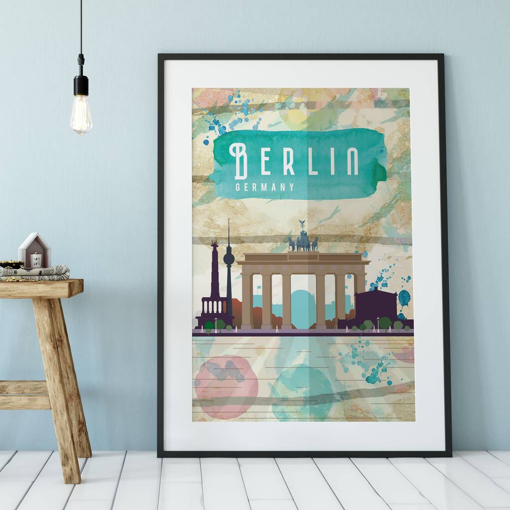 Berlin Travel Poster - 0