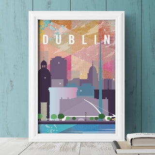 Dublin Travel Poster