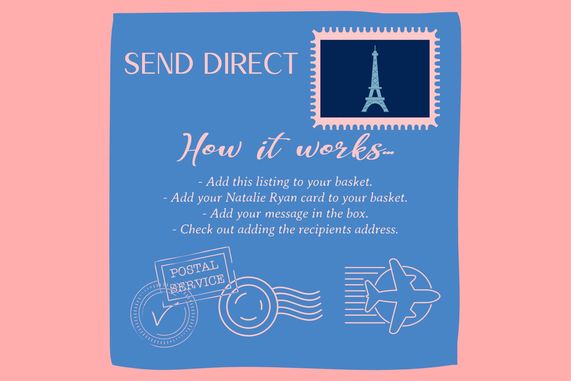Send direct card service | Natalie Ryan Design