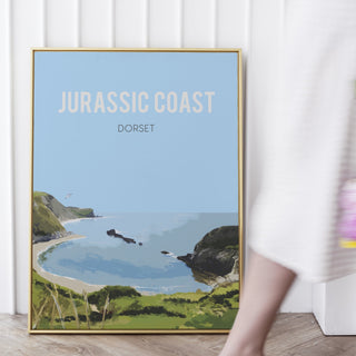 Jurassic Coast Dorset Art Print | Natalie Ryan Design