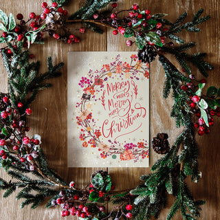 Merry Merry Merry Merry Christmas Card | Natalie Ryan Design